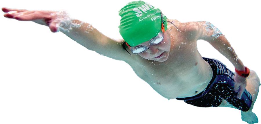 Male swimming
