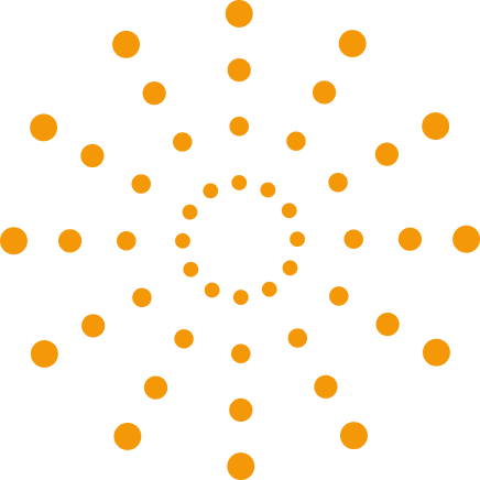 Orange starburst